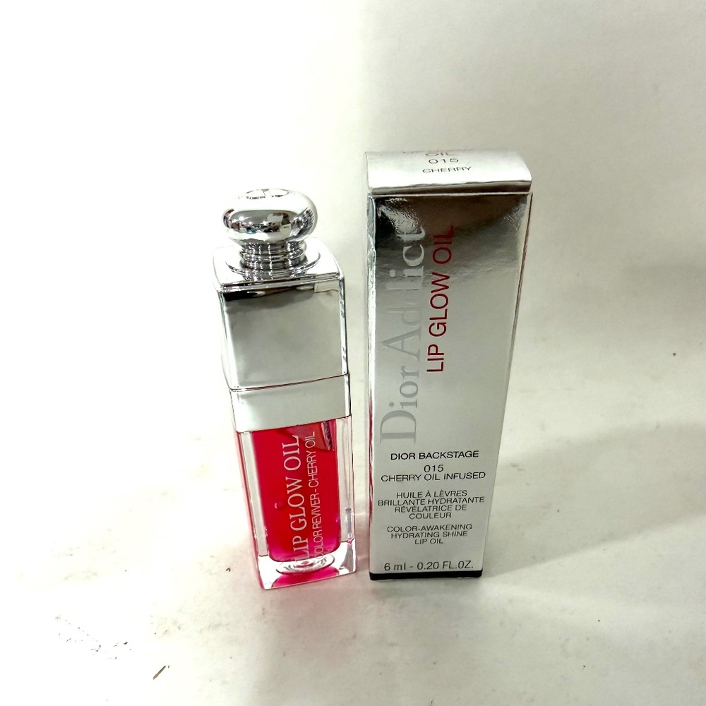 Dior Addict Lip Glow Oil ~Cherry Oil 015 Cherry (6ml) 0.20 oz. NIB